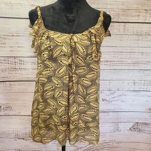 Diane von Furstenberg silk tank size 10